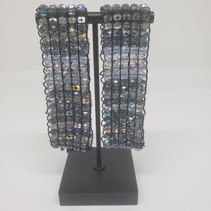 2 Rhinestone Stretch Bracelets